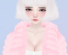 T! Cute Fur Jacket Pinku