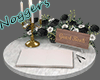 Guest Book Table Black