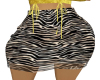 DTC Sexy Zebra Skirt