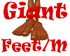 (1M) Giant Feet male