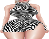 Zebra hot dress