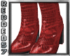 Ruby SnakeSkin Boots