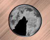 Moon Wolf Sticker