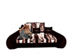 chocolate  cuddl sofa 6p
