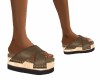 TAN  SANDALS