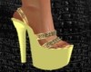 yellow spikes  heels