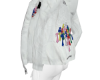 ch stud/stem open hoodie
