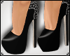 Glitter Pumps Black