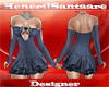 HS-Blue Vanyla Dress