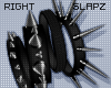 !!S Spiked Brace Grey