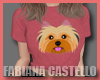 [FC] T-shirt Pink Yorkie