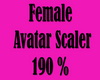Fem Avatar Scaler 190%