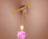 Pink Gold Belly Piercing