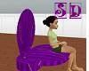 Purple Mermaid Throne
