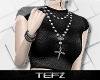 𝕿 . CROSS LACE TEE ϟ
