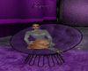{DW}purple papasan chair