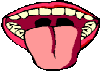 shirt with tongue