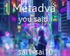 METADVA  YOU SAID