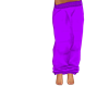 purple sporty pants