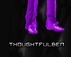 TB Purple Suit Shoes