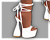 U◄ White Heels