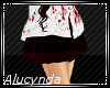 A+ Bloody Student Skirt
