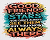 Friends wall sign photo