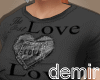 [D] Love basic shirt 2