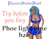 Phoe light blue hair