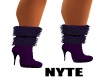 Purple Winter Boots
