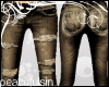 .:PS:. Gold ripped jeans