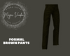 Formal Brown Pants