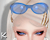 K✝Clear Glasses-BLUE