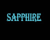 Sapphire Floor Sign