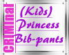 (kids) Princess bib-pant