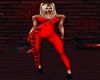 Red Frill Jumpsuit RL