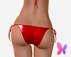 Red bikini bottom