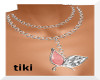 Gem butterfly necklace