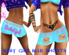 baby girl blue shorts