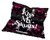 Pillow Emo Skull
