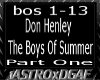The Boys Of Summer P1