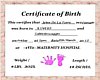  Girl Birth Certificate1