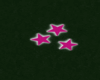 B~ Pink Star Wall Lamps