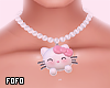 kawaii kitty necklace