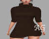 Afro Brown Sweater Dress