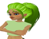 Green Tiffani Hair