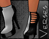 -V- Two Toned Heels Wht