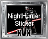 NightHunter Sticker