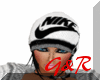 G&R Ski cap+ hair white