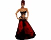 black rose dress